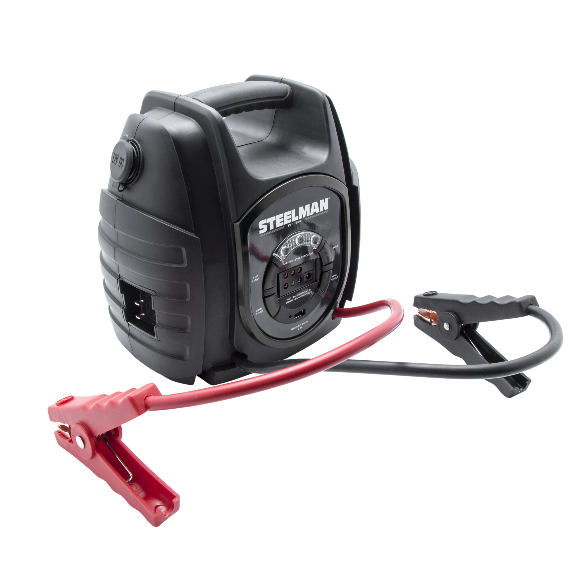 STEELMAN 600A Li-Ion Jump Start Power Bank with Memory Saver Cord, Model# 60018